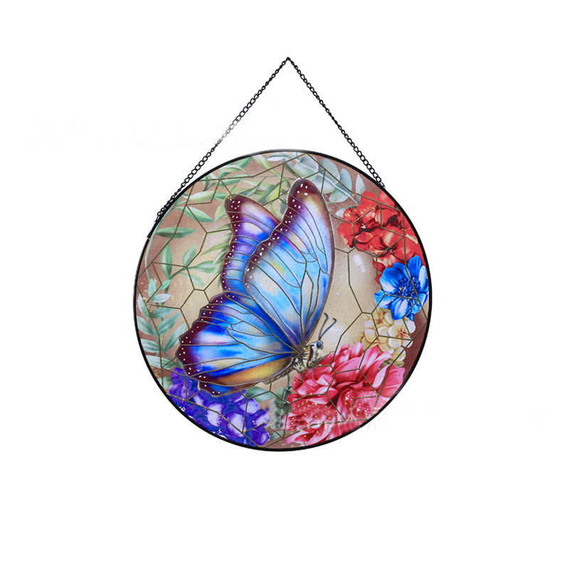 Stained Glass Butterfly Ornament