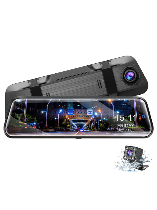 Stream Media Dash Cam - 1080P Dual Lens with Night Vision