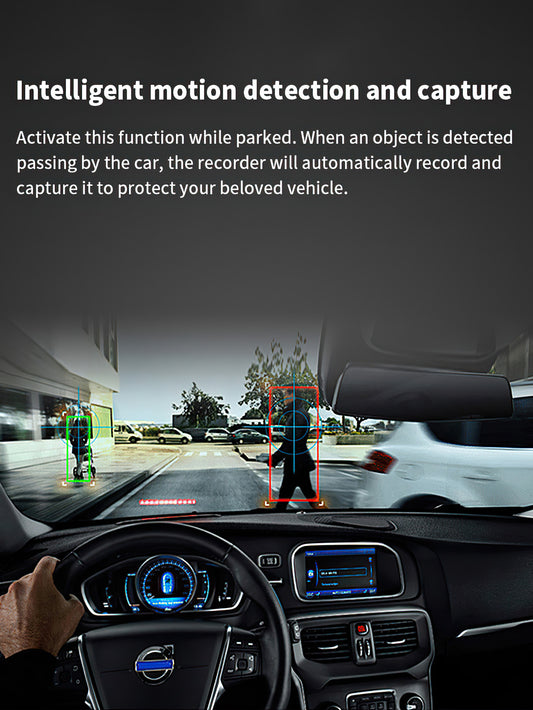 3.0-Inch Full HD Car Dash Cam with Wide-Angle Lens and Advanced Features