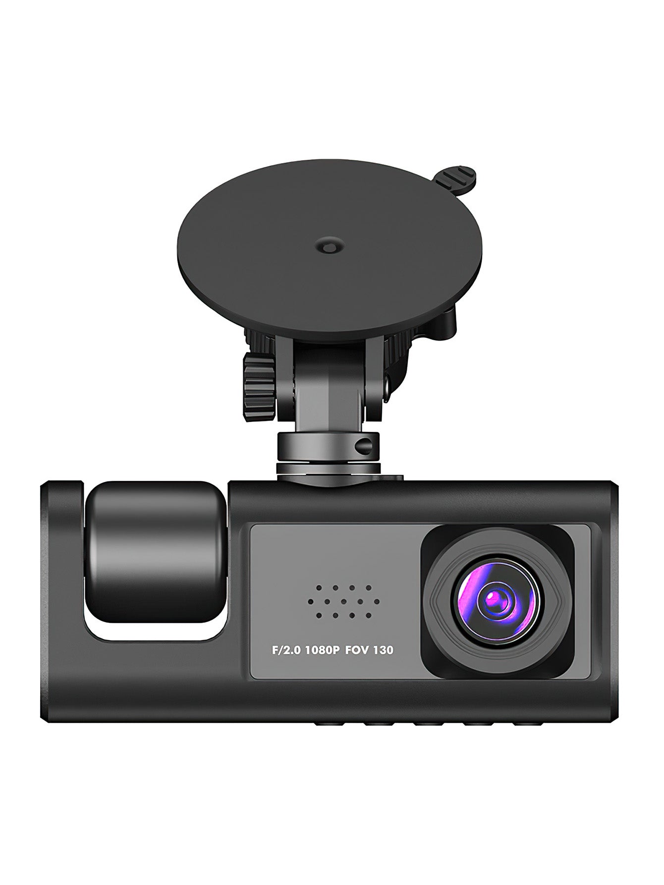 2-inch Screen WiFi Car DVR with 3-Lens 1080P HD, Parking Monitoring & Night Vision