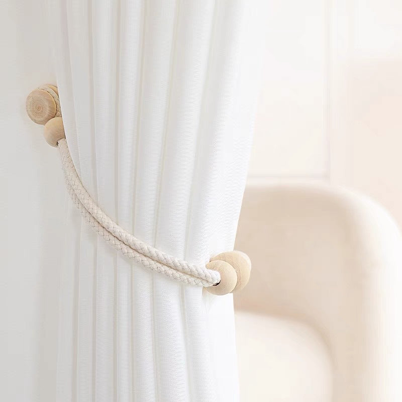 Magnetic curtain tie rope