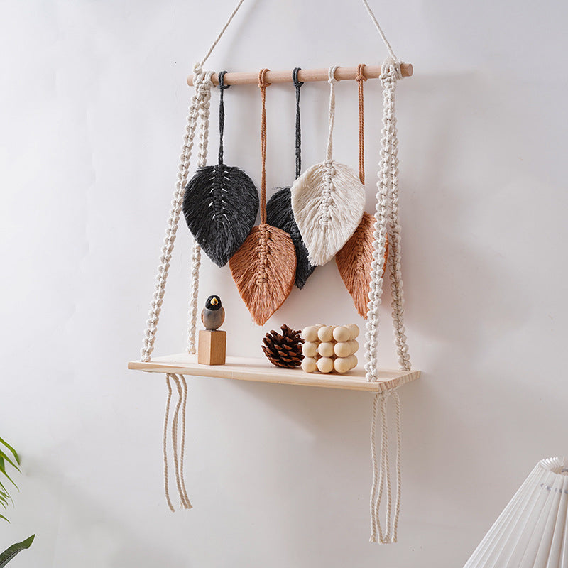 Cotton rope woven tapestry