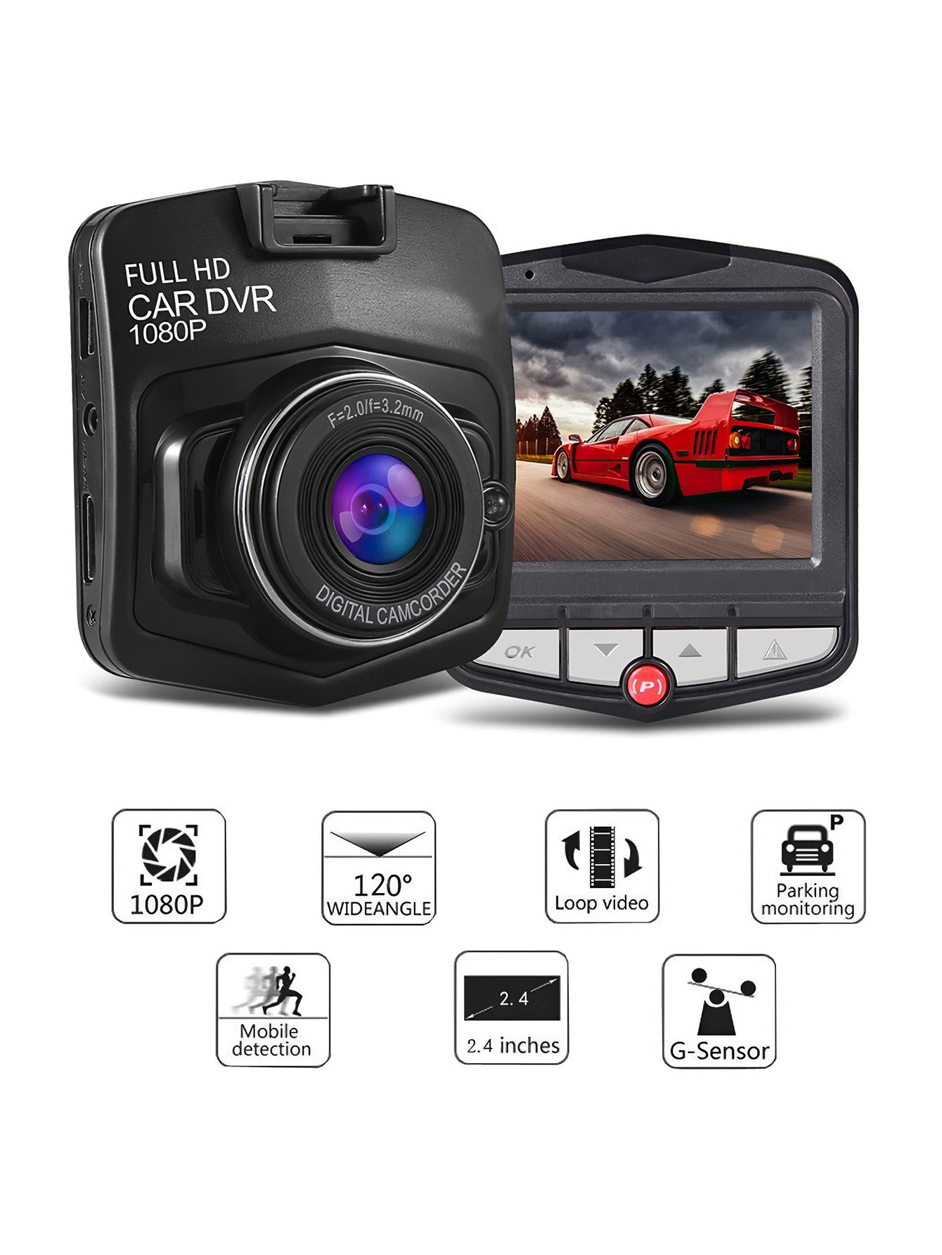 1080P HD Car Dash Cam – Your Ultimate Road Companion