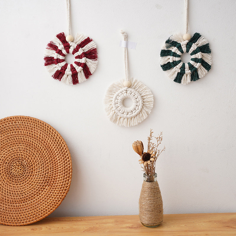 Hand-woven Bohemian ornaments