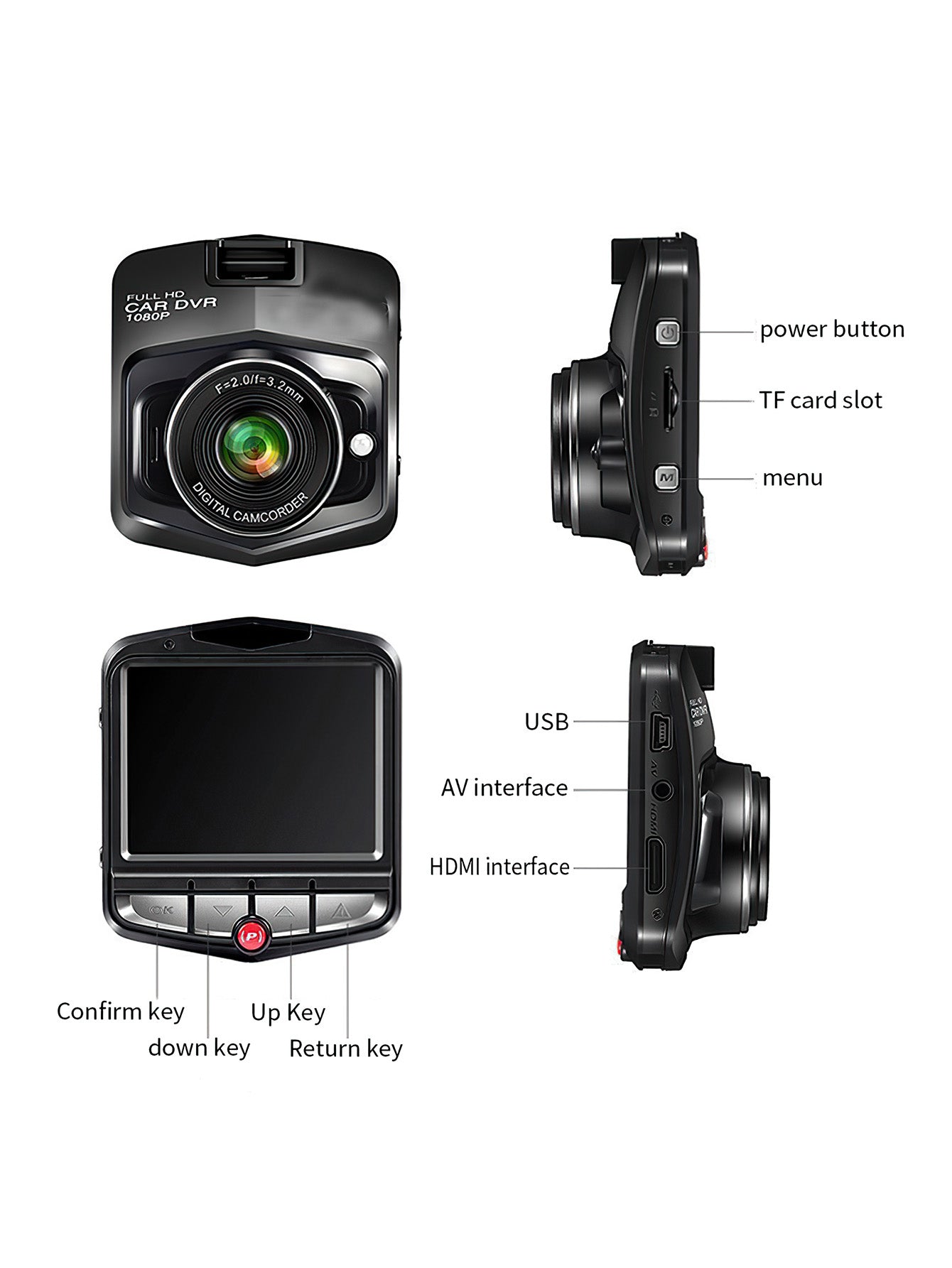 1080P HD Car Dash Cam – Your Ultimate Road Companion