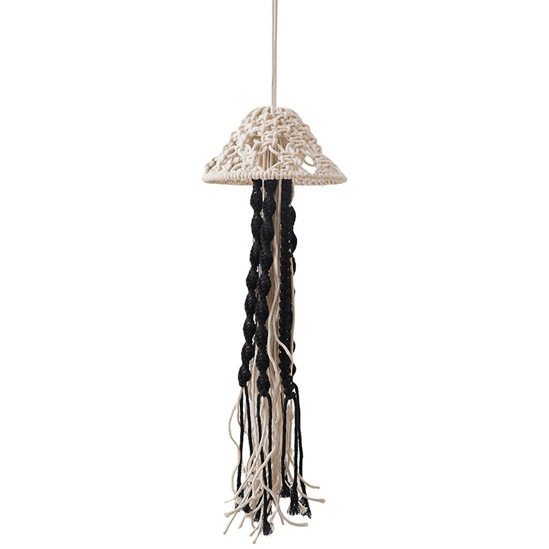 Handmade cotton rope woven jellyfish pendant
