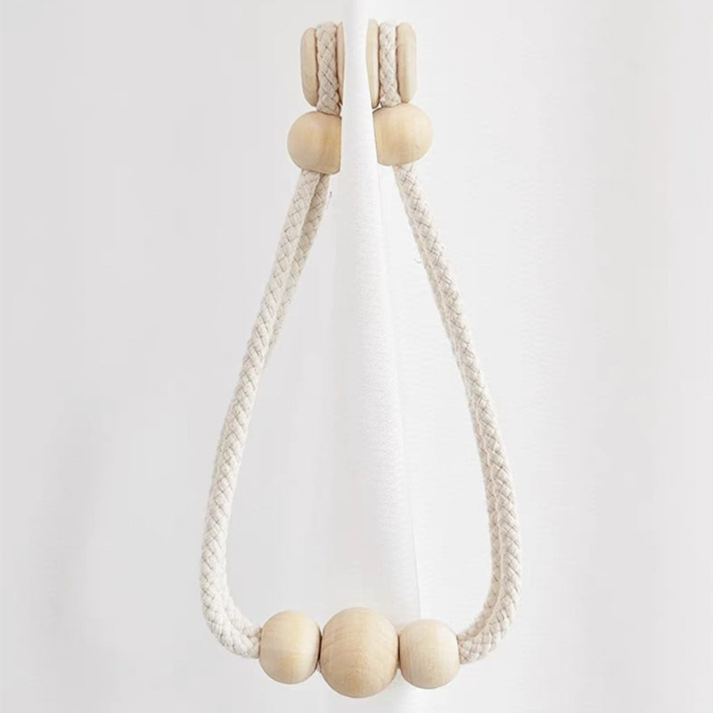 Magnetic curtain tie rope