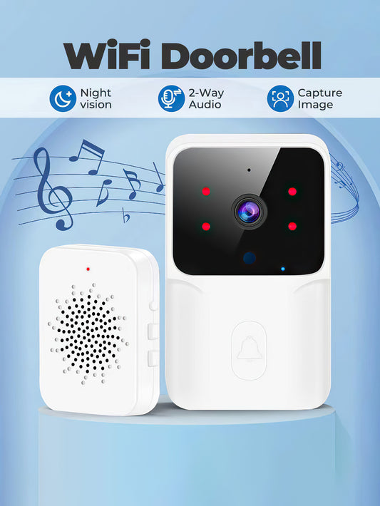 Intelligent visual WiFi doorbell, high-definition night vision, intercom doorbell -2 colors