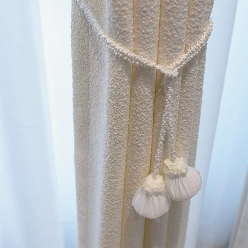 rice bead gauze curtain tie