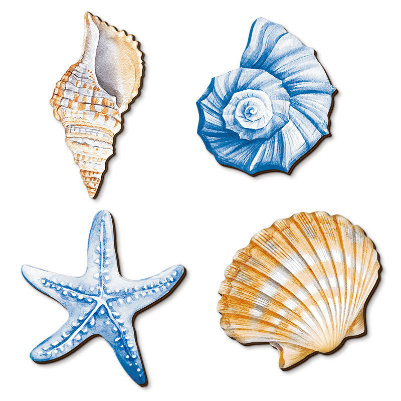 Mediterranean style shell wall decoration
