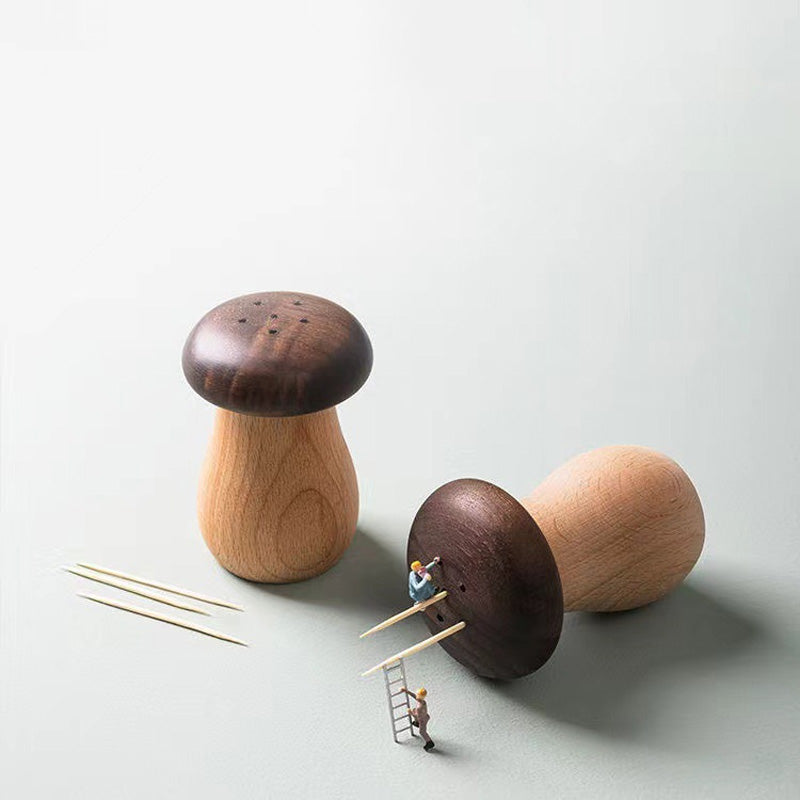 Mushroom toothpick holder