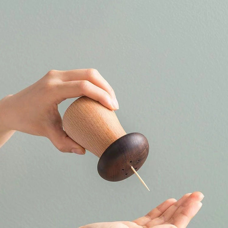 Mushroom toothpick holder